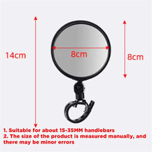 Load image into Gallery viewer, Universal Bicycle Mirror Rearview Adjustable Rotate Wide-Angle
