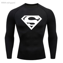 Load image into Gallery viewer, Sports Compression Shirt Men's T-Shirt Short Sleeve Quick Dry Summer Fitness Top Bodybuilder T-shirt Running
