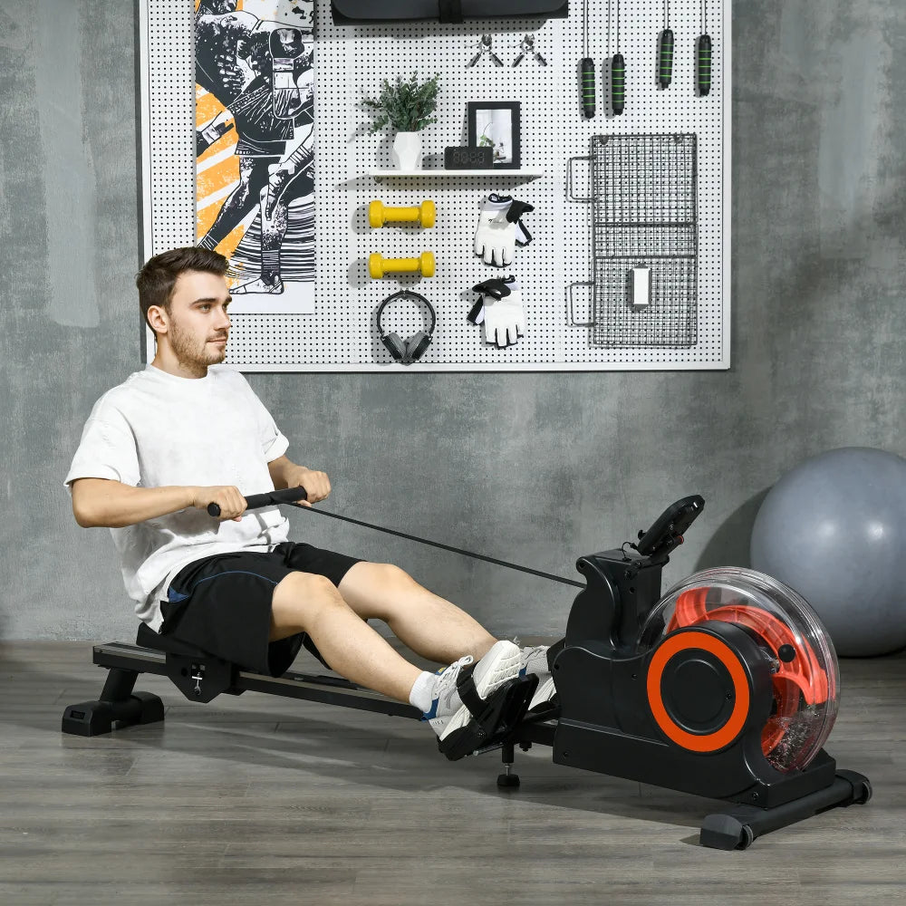 Foldable Soozier Water Rowing Machine