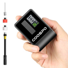 Load image into Gallery viewer, COOSPO Mini Electric Air Pump Portable Digital Inflator
