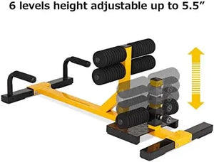 3-in-1 Multifunctional Squat Machine Deep Sissy Squat & Leg Exercise