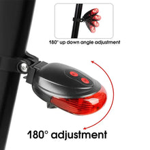 Load image into Gallery viewer, 5 LED Bike Tail Lamp Night Riding Laser Light
