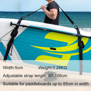 Portable Surfboard Shoulder Carry Sling Stand Up