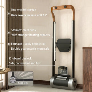 MIYAUP-Aerobic Exercise Machine, Fat Reducing, White Rowing Machine