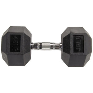 Rubber Encased Hex Dumbbell