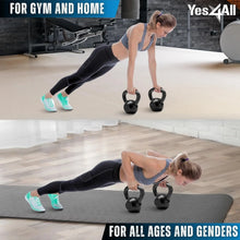 Load image into Gallery viewer, 5-80 lbs Cast Iron Kettlebell
