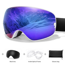 Load image into Gallery viewer, Men Women Outdoor Sports Ski goggles Anti-fog Snowboarding Snowmobile Glasses
