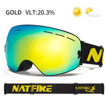 Load image into Gallery viewer, NATFIRE Ski Goggles Double Layers Anti-fog UV400
