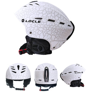 LOCLE Ski Helmet Men and Women Skiing Helmet Kids Boys Girls Ski Skateboard