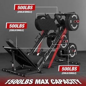 Leg Press Hack Squat Machine