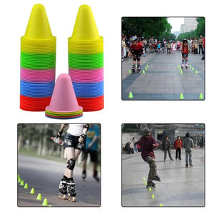 10Pcs/Set Skate Marker Training Road Cones
