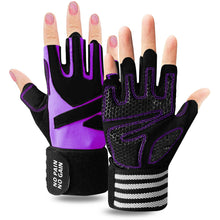 Load image into Gallery viewer, Workout Gloves with Wrist Wrap Support,
