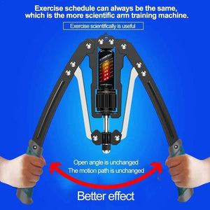 Arm Exerciser Adjustable Pressure 22-440lbs Forearm Workout Equipment Chest Expander