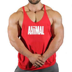 Gym Top Men Muscular Man Fitness Men's Vest Stringer Vests Shirt Bodybuilding Clothing