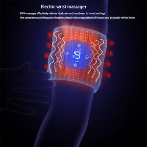 Electric Wrist   Massager Multi-Function Joint Vibration Wristband
