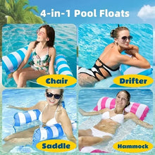 Load image into Gallery viewer, Swimming Water Sofa Inflatable Hammock Floating Mat
