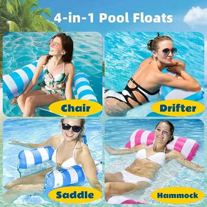 Swimming Water Sofa Inflatable Hammock Floating Mat