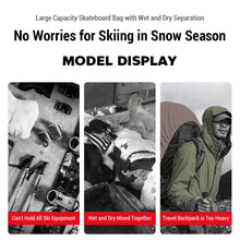 Load image into Gallery viewer, Snowboard Bag with Shoulder Strap Ski Travel Bag
