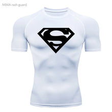Load image into Gallery viewer, Sports Compression Shirt Men's T-Shirt Short Sleeve Quick Dry Summer Fitness Top Bodybuilder T-shirt Running
