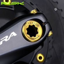 Load image into Gallery viewer, 1pc Risk M20*8 Titanium Alloy Crank Cover,for Deore/XT/XTR 105/SLX/UT/DA Bike
