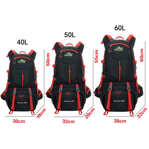 40L 50L 60L Outdoor Climbing Hiking Waterproof Anti-wear Bags