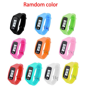 Multi-color Sports Pedometer LCD Running Step Fitness Counter