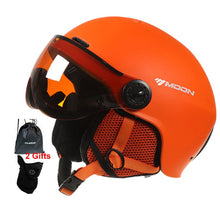 Load image into Gallery viewer, MOON Skiing Helmet Goggles Integrally-Molded PC+EPS High-Quality Ski Helmet
