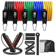 Load image into Gallery viewer, Resistance Bands Set Exercise Bands with Door Anchor
