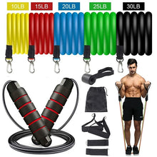 Load image into Gallery viewer, Resistance Bands Set Exercise Bands with Door Anchor
