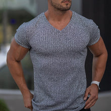 Load image into Gallery viewer, 2022 New Mens V Neck Sports T-Shirt
