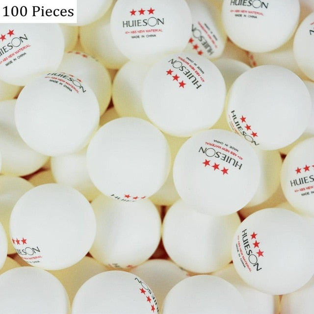 Huieson 30 50 100 English New Material Table Tennis Balls - owens-gym