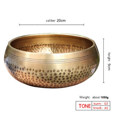 Load image into Gallery viewer, Gandhanra 3.2&quot;-7.9&quot; Tibetan Handcrafted Full Moon Singing Bowl For Sound Healing,Meditation,Relaxation,Yoga,Chakra Balancing - owens-gym
