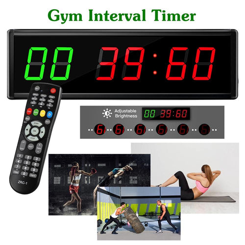 1.5inch 6 digit LED Timer Boxing GYM Crossfit tabata - owens-gym