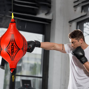 2021 Punching Ball PU Pear Boxing Bag Training Reaction Speed Speed Balls Muay Thai Punch Boxe Fitness Sports Equipment Training - owens-gym