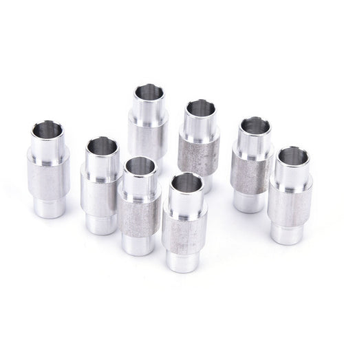 8 PCS Aluminum Alloy 6mm Axles Roller Skate Shoes Bearing Spacer Slalom Skateboard Longboard Wheels Bearing Bushing Sleeve - owens-gym