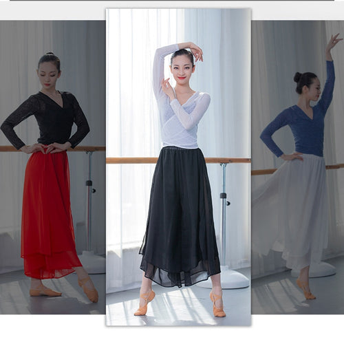 Women Thin High Waist Elastic Dance Pants - owens-gym