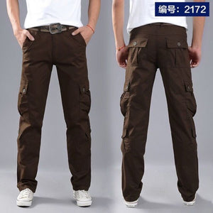 Multi-Pocket Casual Pants Men Military Tactical Joggers Cargo Pants Men&#39;s Outdoor Hiking - owens-gym