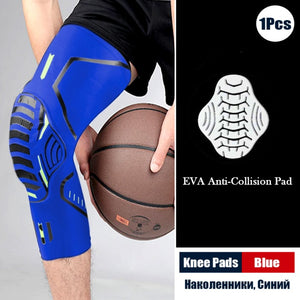 Sports Crashproof Knee Pad Elbow Brace Compression Arm Leg Sleeves Protectors - owens-gym
