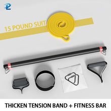 Load image into Gallery viewer, Resistance Band Fitness Bar Combination Set Tension Band Elastic Resistance Band Used for Resistance Training Home Workout - owens-gym
