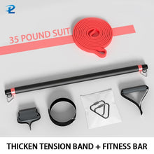 Load image into Gallery viewer, Resistance Band Fitness Bar Combination Set Tension Band Elastic Resistance Band Used for Resistance Training Home Workout - owens-gym
