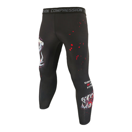 Men Breathable Compression Tights - owens-gym